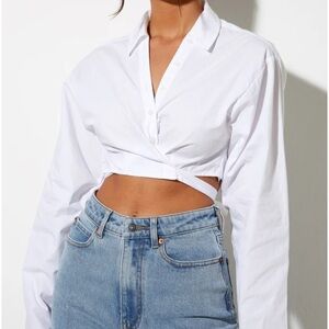 Motel Rocks White Crop Top